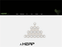 Tablet Screenshot of heap.se